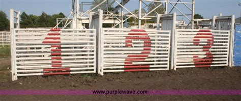 6 Rodeo Bucking Chutes In Tonganoxie Ks Item K9850 Sold Purple Wave