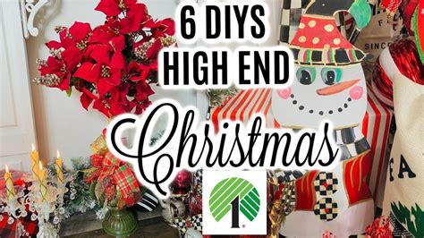 Diy Dollar Tree High End Christmas Decor Crafts I Love Christmas Ep