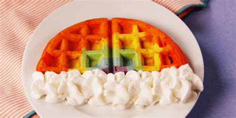 Best Rainbow Waffle Recipe How To Make Rainbow Waffles
