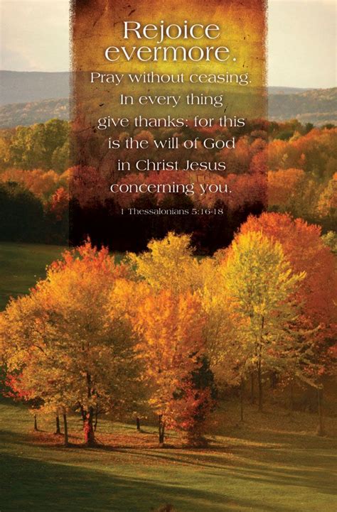 Church Bulletin 11 Fall And Thanksgiving Rejoice Evermore Pack Of