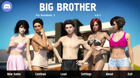 Big Brother Ren Py Remake Story Version 1 06 Fix Holidays V0 01 By Porngodnoob Win Mac