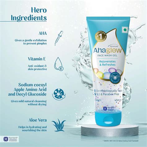 Buy Ahaglow Advanced Tube Of 100gm Face Wash Gel Online And Get Upto 60