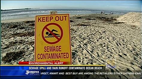Sewage Spill Rain Runoff Contaminate Ocean Beach Cbs News 8 San Diego Ca News Station