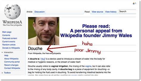 I Love It When Wikipedia Asks For Donations The Oatmeal