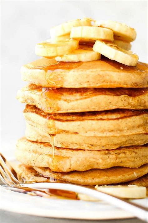 Healthy Flourless Banana Pancakes Gluten Free Vegan The Big Mans