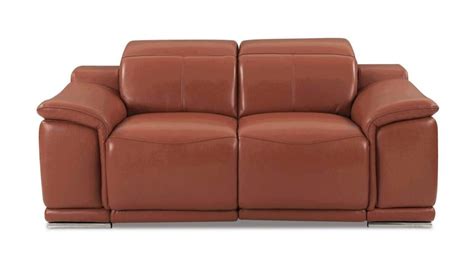 Camel Color Leather Power Reclining Sofa And Loveseat Set 2pcs Modern