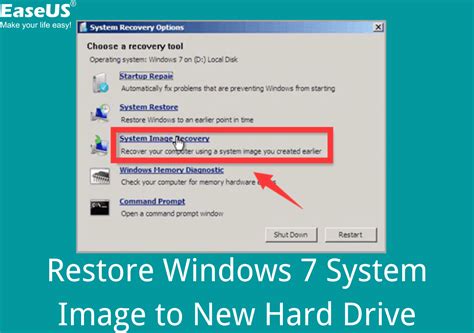 How To Restore Windows 7 System Image To New Hard Drive Easily Easeus