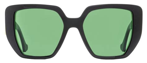 gucci women s geometric sunglasses gg0956s 001 black green 54mm shop premium outlets