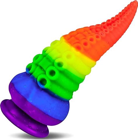 Monster Dildo Colorful Tentacle Dildo Dragon Dildo With Strong Suction Cup Anal