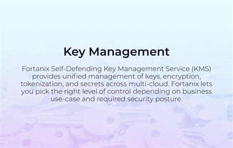Key Management Solutions Kms Use Cases Fortanix