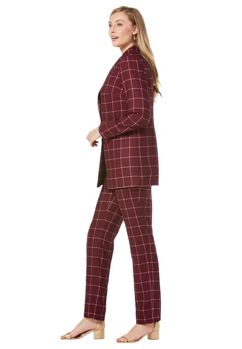 Jessica London Womens Plus Size Double Breasted Pantsuit Set Ebay