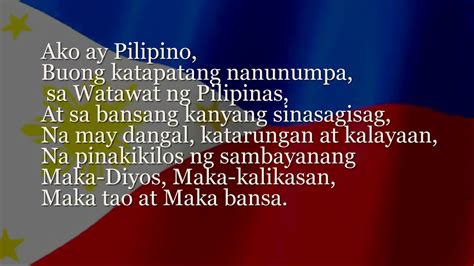 Panatang Makabayan At Panunumpa Ng Katapatan Sa Watawat Ng Pilipinas Images