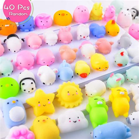 Buy Ludilo 40pcs Mochi Squishy Toys Mini Squishies Kawaii Animal