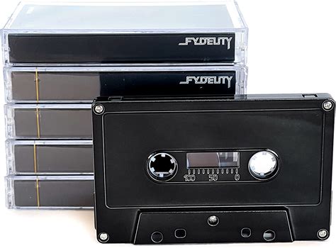 Fydelity Black Chrome Cassette Tape Blank Cassette Tapes For Recording