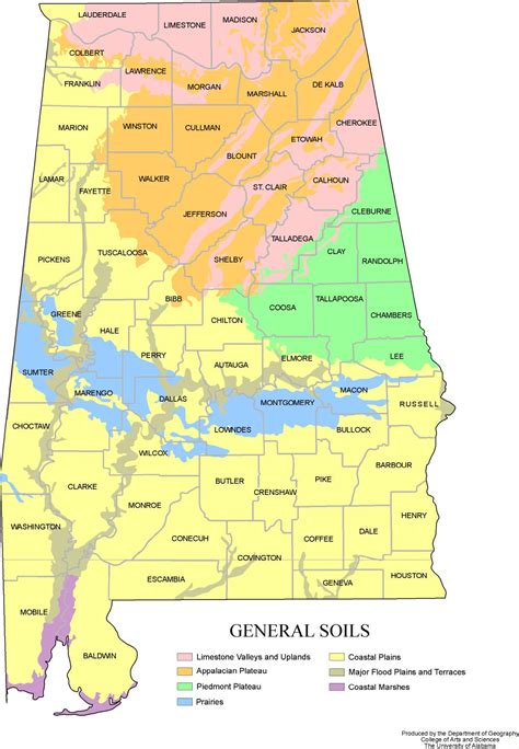 Regions Of Alabama Southern Spaces