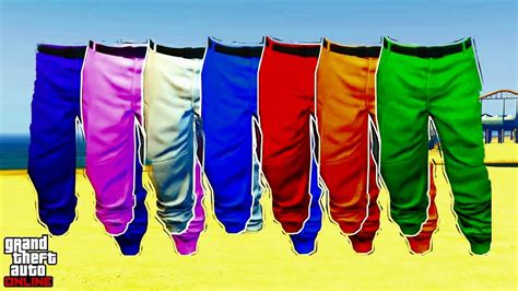 Gta 5 How To Get All Coloured Joggers After Patch 158 Gta 5