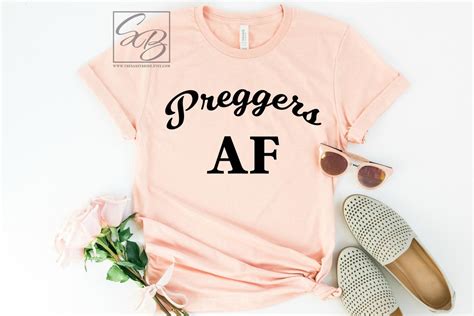 Preggers Af Unisex Fit Pregnancy Announcement Shirt Maternity Shirts Pregnant Shirts