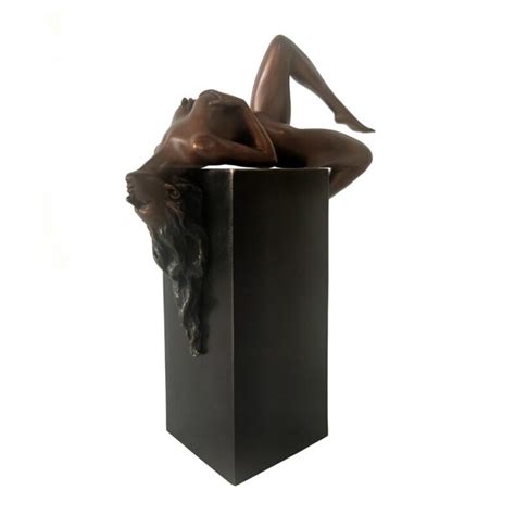 Erotic Bronze Nude Female Figurine Cm Sexy Naked Woman Sculpture