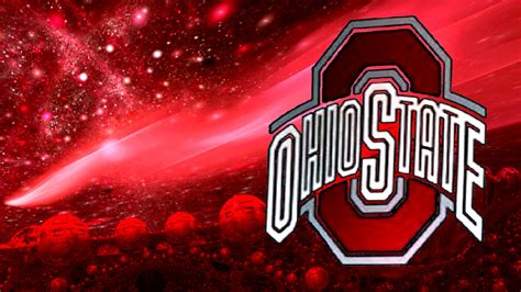 Red Block O Done With Mandelbulb 3d Ohio State Football Wallpaper