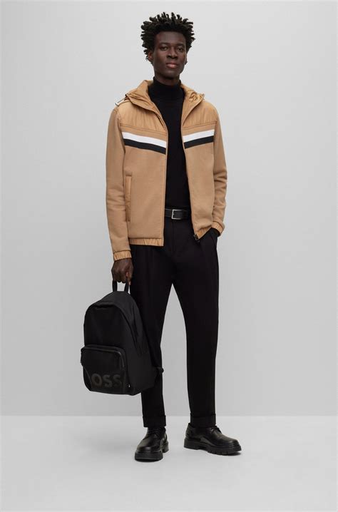 BOSS - Backpack with tonal logo detail