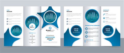 Creative Corporate Modern Business Trifold Brochure Template Trifold
