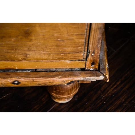 Antique Scrubbed Pine Linen Press Cabinet Chairish