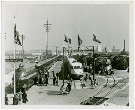 Trains Crowd Milling About Trains Nypl Digital Collections