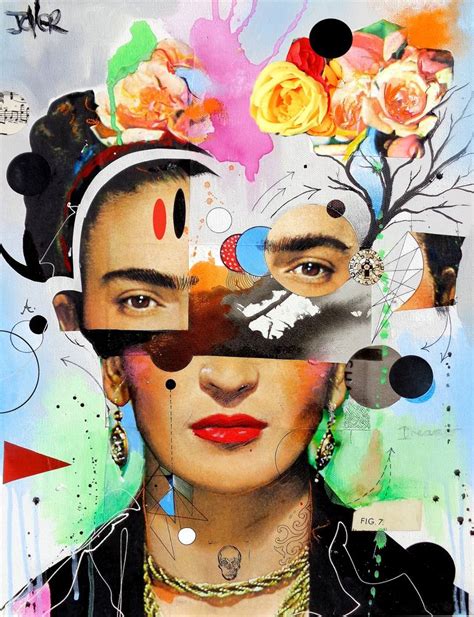 Frida Analytica Collage By LOUI JOVER Saatchi Art