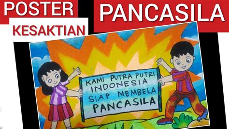Contoh Poster Tentang Pancasila Pigura