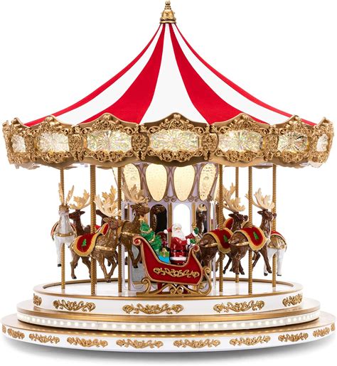 Mr Christmas Regal Carousel Musical Animated Indoor
