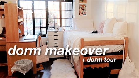 Dorm Makeover Dorm Tour College Freshman Youtube