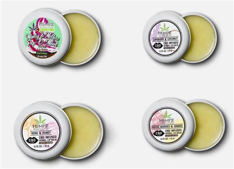 Hempz Limited Edition Herbal Lip Balm Choice 075oz Moisturizers