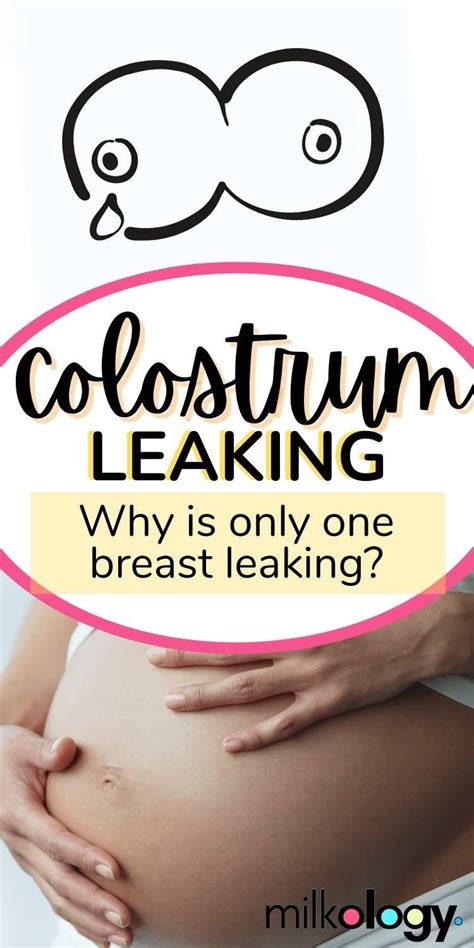 why is only one breast leaking colostrum — milkology®