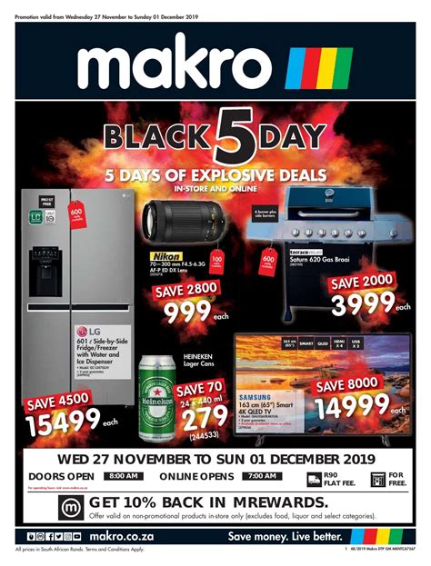 Makro Black Friday Catalogue Specials 2020 - Amazing Deals