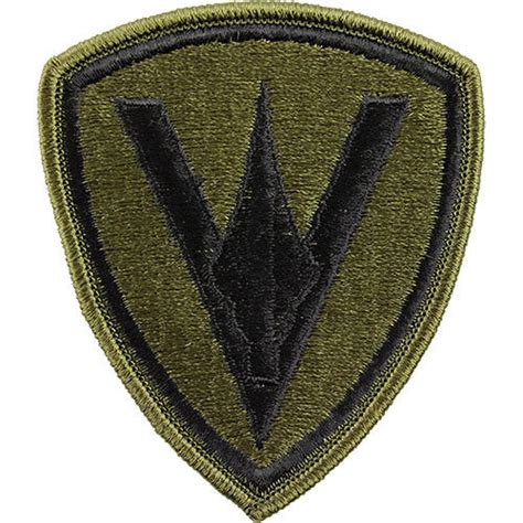 5th Marine Division Subdued Patch Usamm