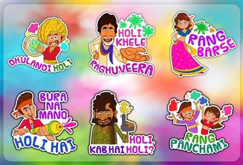 Whatsapp Holi Stickers How To Download And Send Customised S
