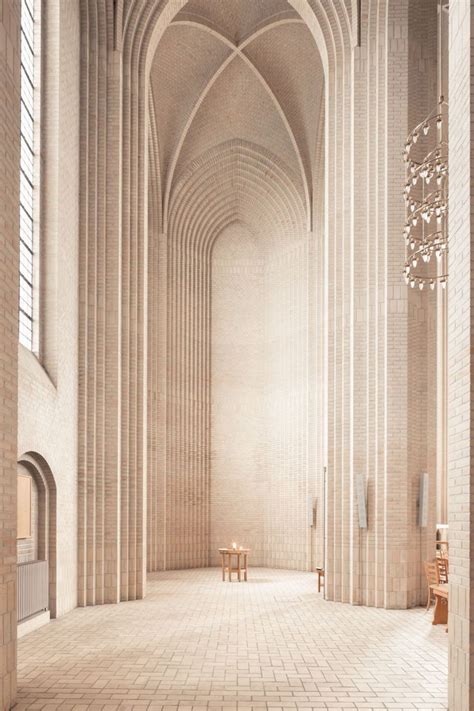 The Grundtvig Church In Copenhagen Made Out Of 6 Million Yellow Bricks