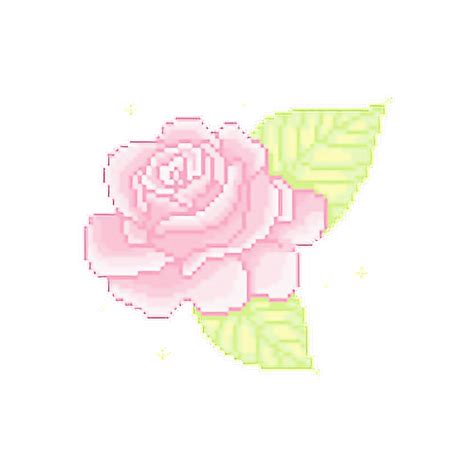Pixel Rose Freetoedit Pixel By Sha