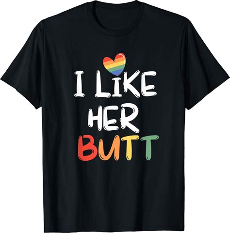 Amazon Com Lgbt Lesbian Matching Couples I Like Her Butt Compliment My Xxx Hot Girl