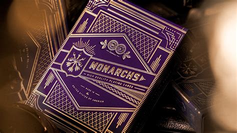 David palmer this purple business card is created for a dancer, choreographer and media artist. Monarch Royal Edition (Purple) Playing Cards by theory11