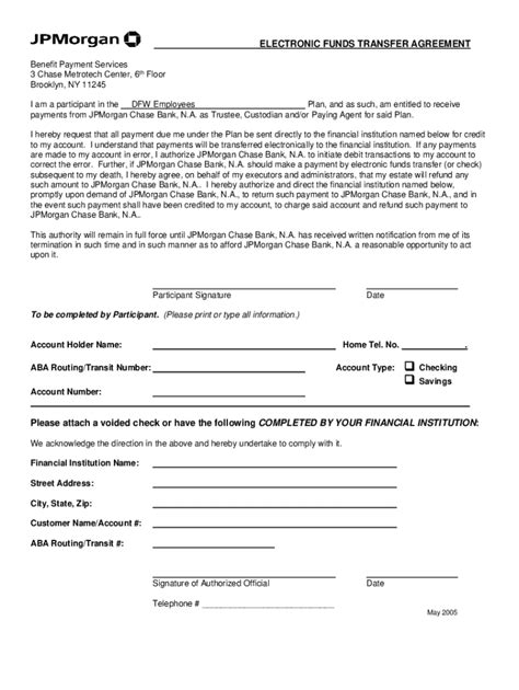 Chase Bank Wire Transfer Form Fill Online Printable Fillable Blank