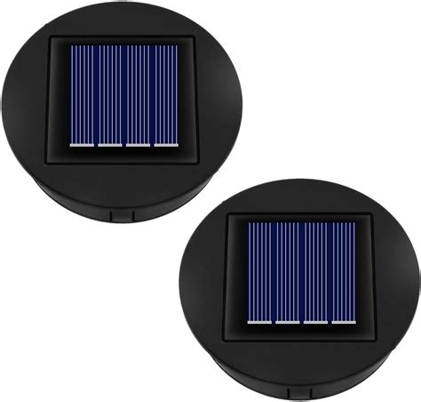 Solar Light Replacement Top 8cm For Outside Lanterns 12v 600mah Ip44