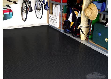 Roll Out Vinyl Garage Flooring Black