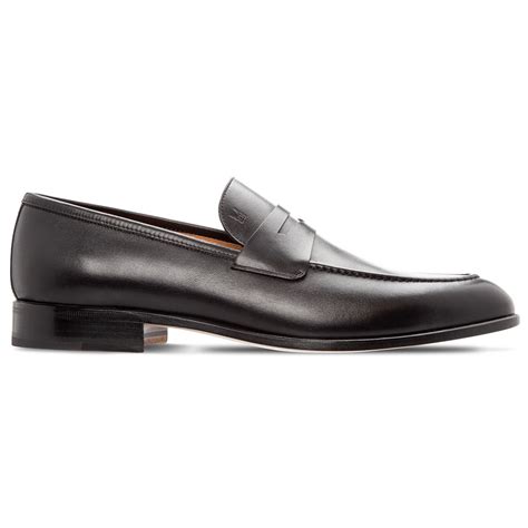 Moreschi Dresda Slip On Penny Loafers Black