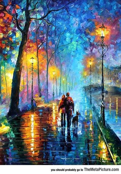 One Of The Most Beautiful Oil Paintings By Artist Leonid Afremov