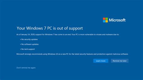 Windows 7 End Of Support Brian Haines