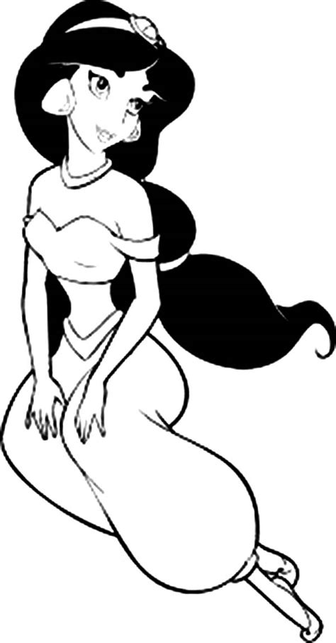 Use these images to quickly print coloring pages. Beautiful Princess Jasmine On Disney Princesses Coloring ...