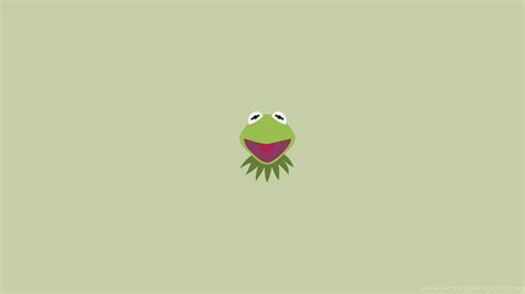 Minimalistic Kermit The Frog Artwork 2 Desktop Background