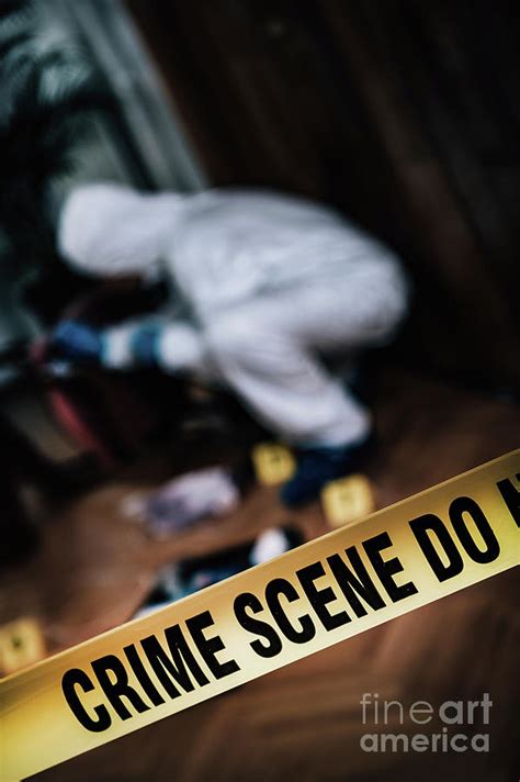 Crime Scene Investigation Photograph By Microgen Imagesscience Photo