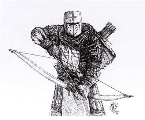 Knight Drawing Photos Drawing Skill